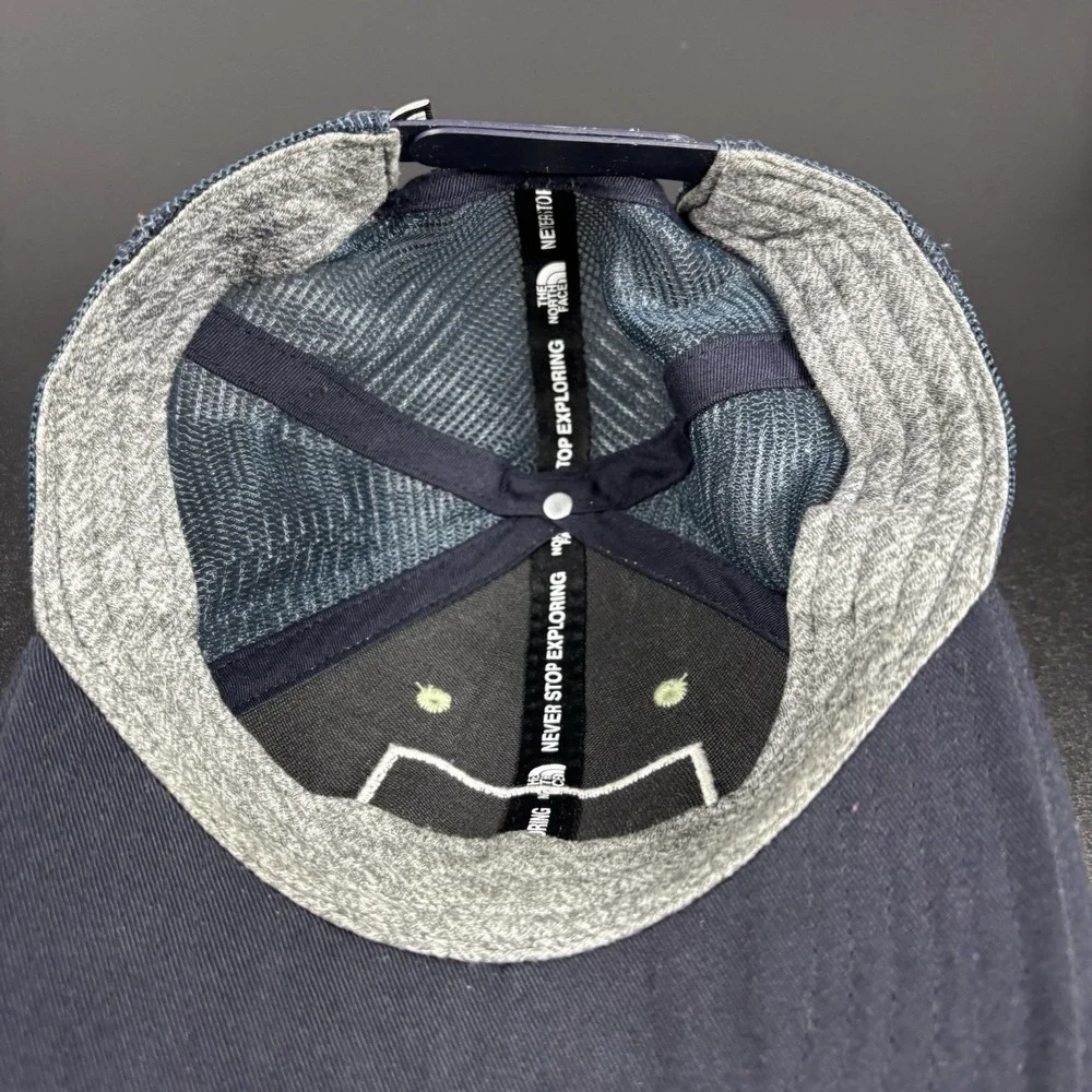 The North Face Mudder Trucker adjustable snapback hat‎ cap Unisex OSFM Navy Blue